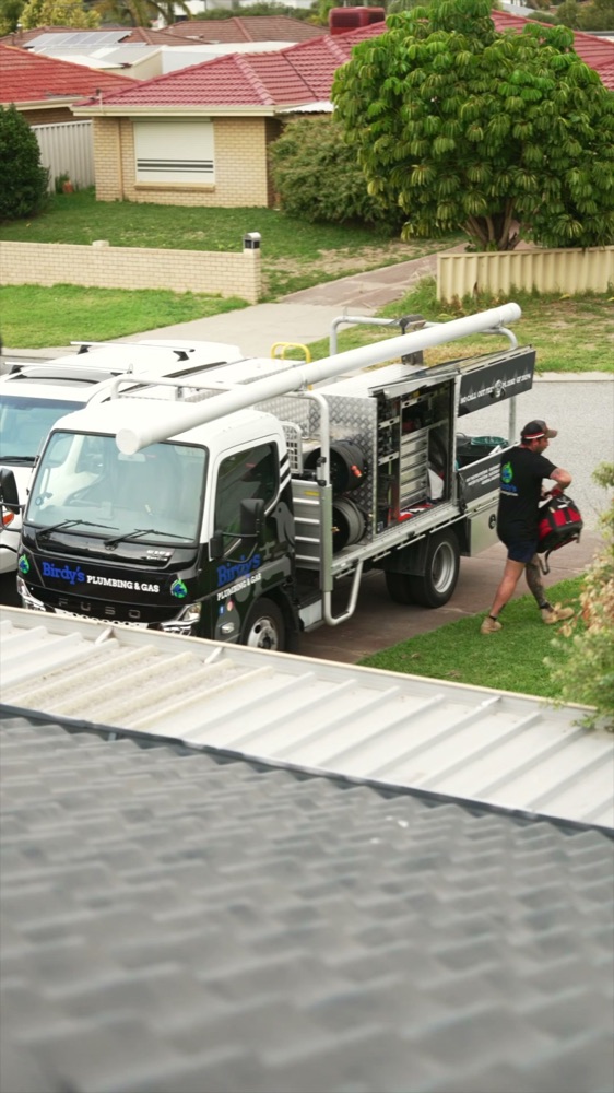 Evap service van on a local job