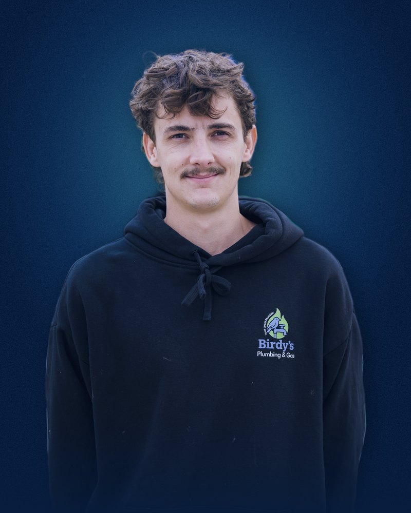 Birdy's team member in a Birdy's hoodie
